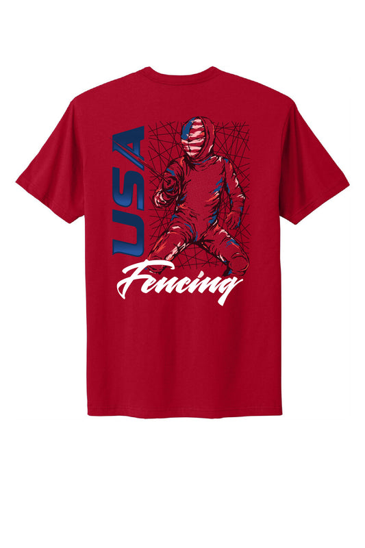 USA Fencer Graphic Tee