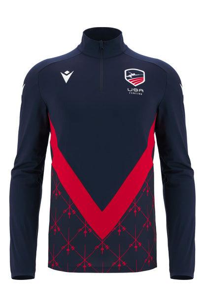 Macron USA Fencing 1/4 Zip