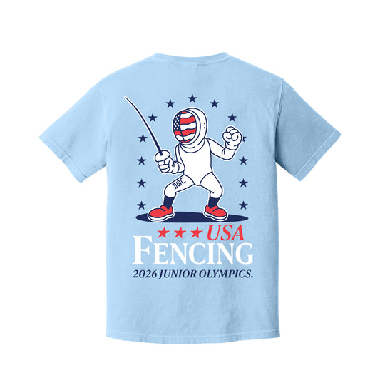 Cartoon Fencer Tee