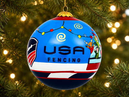 En Guard Holiday Ornament