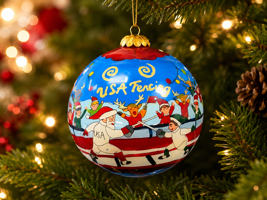 En Guard Holiday Ornament